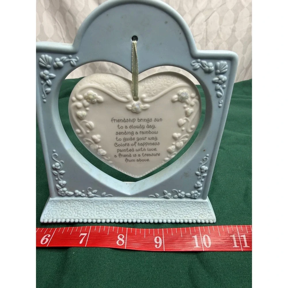 Precious Moments Treasured Friends Heart Shaped‎ Hanging Ornament Decoration